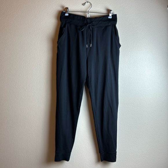 American Eagle small joggers black sweatpants drawstring pockets comfy lounge - Picture 1 of 5